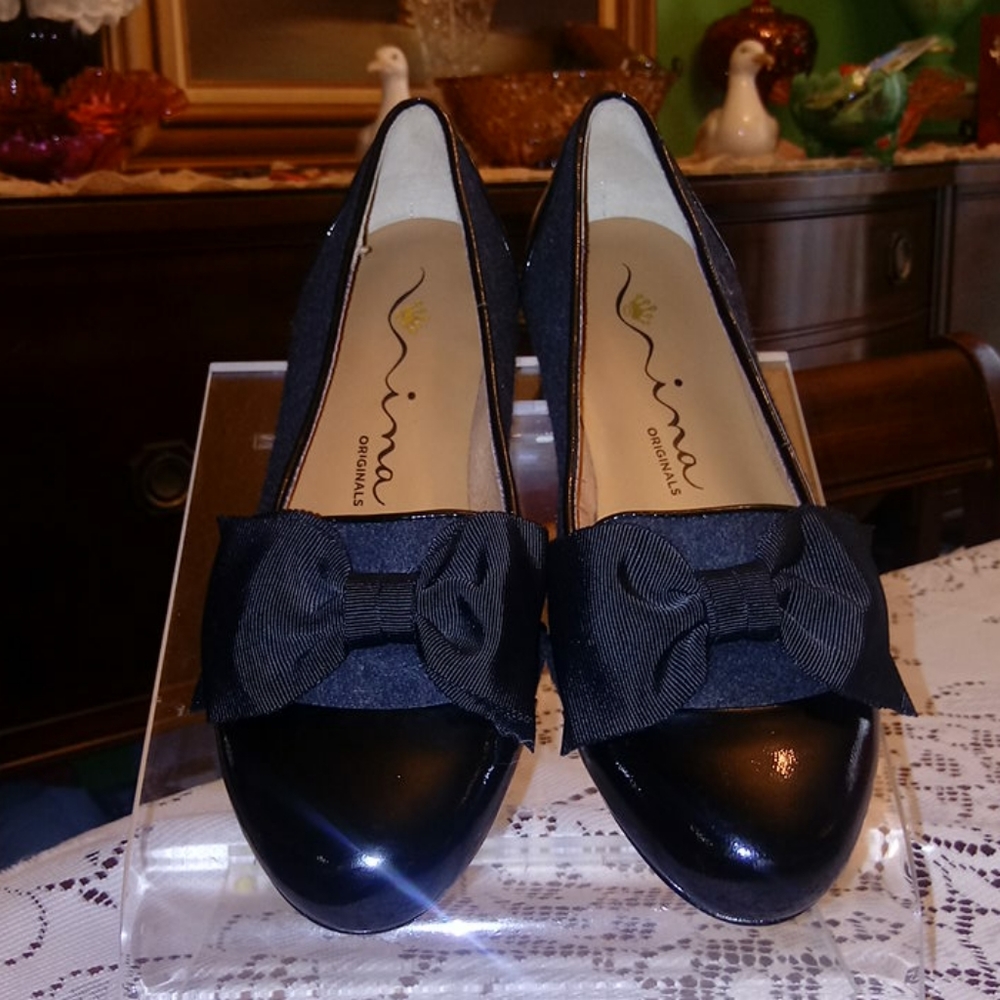 Nina patent flats